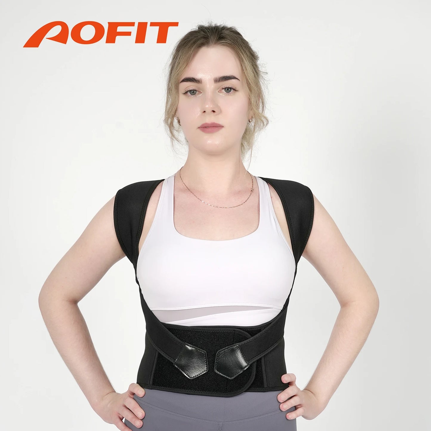 Adjustable Back Posture Corrector for Women & Men – Shoulder Brace & Spine Straightener for Upper and Middle Back Support