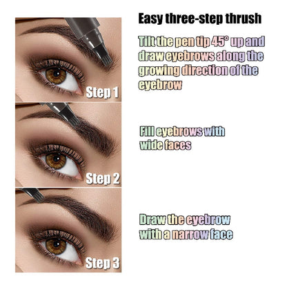 Waterproof Microblading Eyebrow Pen – Natural Look Brows