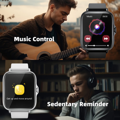 Smart Fitness Watch – Calls, Messages & Health Tracking