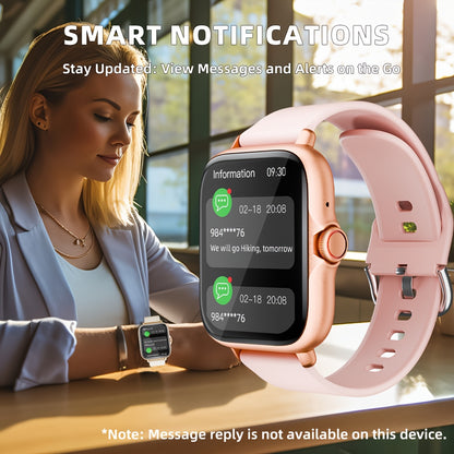 Smart Fitness Watch – Calls, Messages & Health Tracking