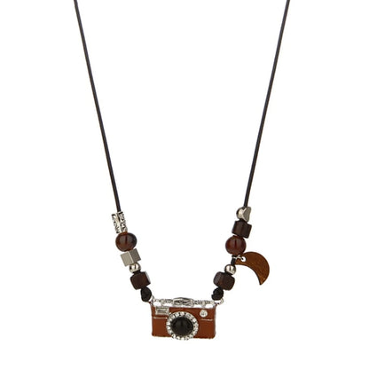 Cute 3D Camera Charm Pendant Necklace