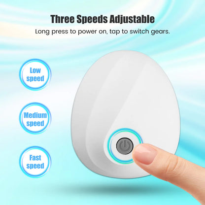 Electric Deep Tissue Massager – Head, Neck, Shoulder & Full Body Vibrating Massage Device for Humans & Pets