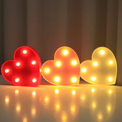 Romantic Heart LED Lamp – Perfect for Gifts & Decor