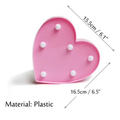 Romantic Heart LED Lamp – Perfect for Gifts & Decor