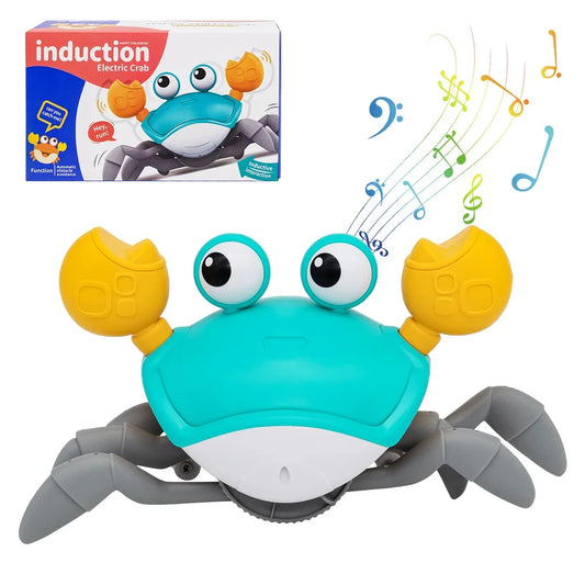 Battery-Powered Dancing Crab Runaway Toy – Interactive Crawling Fun for Babies/Pets