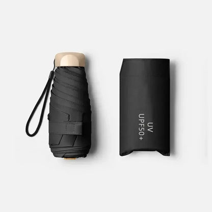 Mini Travel Umbrella – Sun & Rain Protection, Pocket Size