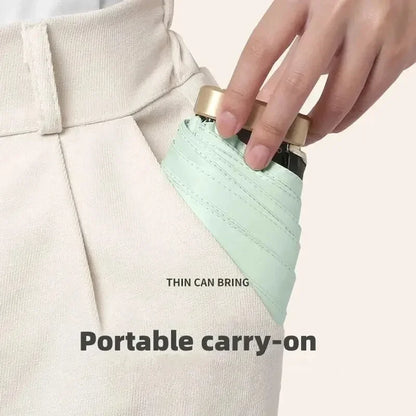 Mini Travel Umbrella – Sun & Rain Protection, Pocket Size