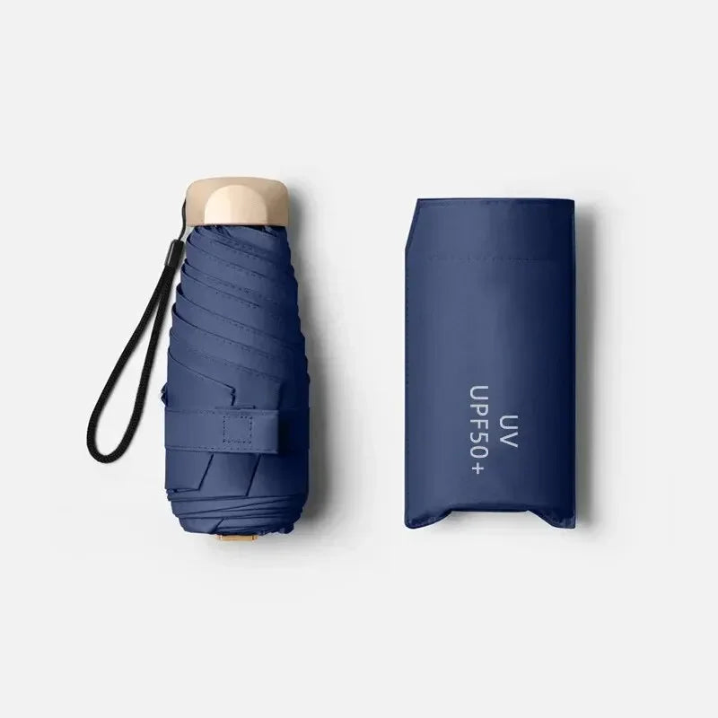 Mini Travel Umbrella – Sun & Rain Protection, Pocket Size