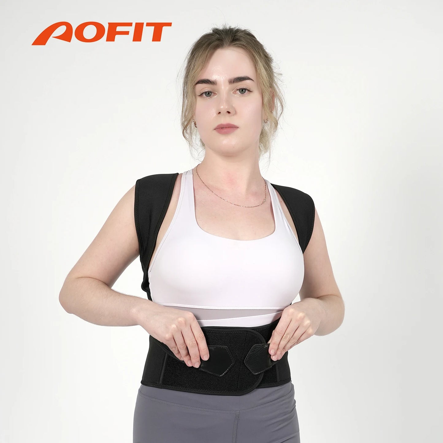 Adjustable Back Posture Corrector for Women & Men – Shoulder Brace & Spine Straightener for Upper and Middle Back Support