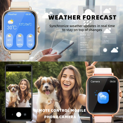Smart Fitness Watch – Calls, Messages & Health Tracking