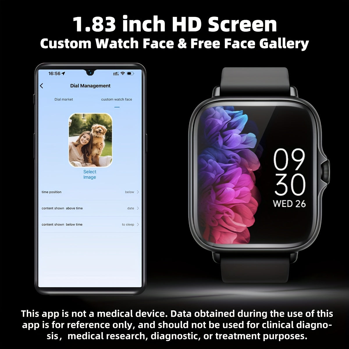 Smart Fitness Watch – Calls, Messages & Health Tracking